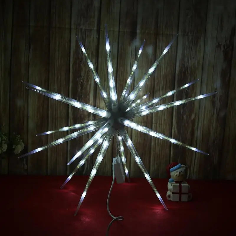 

66cm Ball Shaped with Long Thorns LED Light Outdoor Indoor Holiday Decoration Lamp Led String Lighting with EU Plug