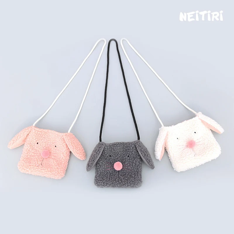 

Children Plush Backpacks Cartoon Bag Kids Girls Animal Messenger Purses Baby Girl Handbags Cute