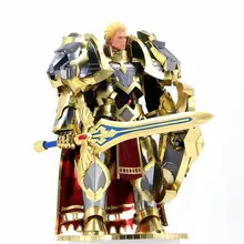 3D металлический пазл с милой мордочкой кошки Артура солдата DIY лазерная резка головоломки модель-пазл для взрослых детей развивающие игрушки