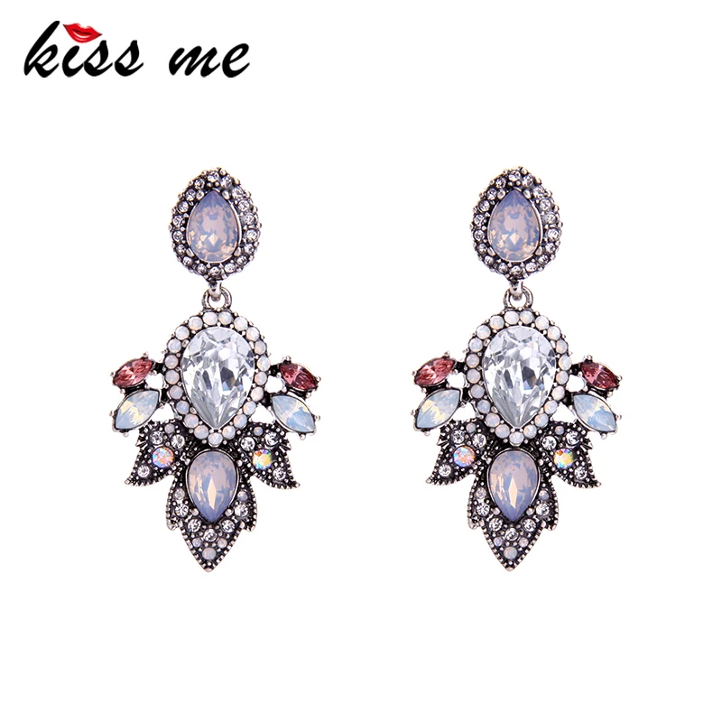 KISS ME Acrylic Crystal Water Drop Wedding Earrings 2017 Hanging Women Drop Earrings Imitation Jewelry KISS ME Acrylic Crystal Water Drop Wedding Earrings 2017 Hanging Women Drop Earrings Imitation Jewelry