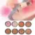 2020 Natural Face Blush Ball Waterproof Blush Highlightr Long Lasting Pigments Matte Oil-control Contouring Blush Make Up Brush