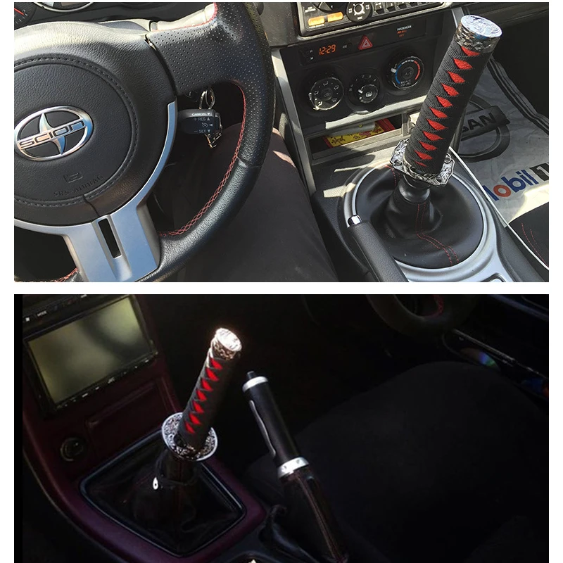 Sik Japon Katana Vites Topuzu Araba Takma Samuray Kilici Araba Aksesuari Evrensel Araba Modelleri Icin 8 Renkler Gear Shift Knob Aliexpress