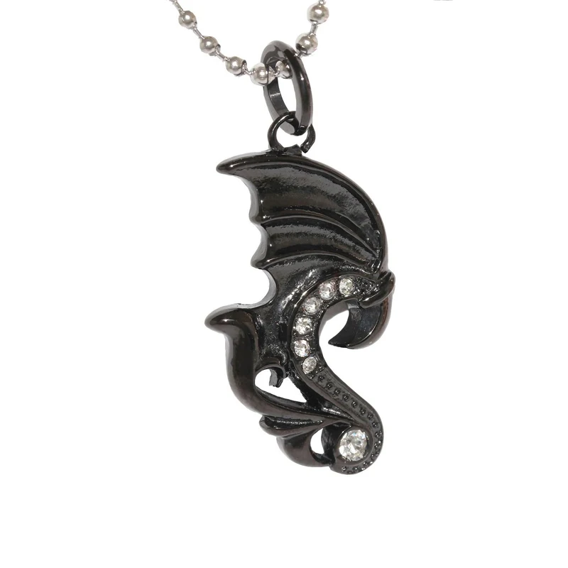 Ожерелье с подвеской в виде крыльев дьявола из нержавеющей стали|necklace stainless|stainless