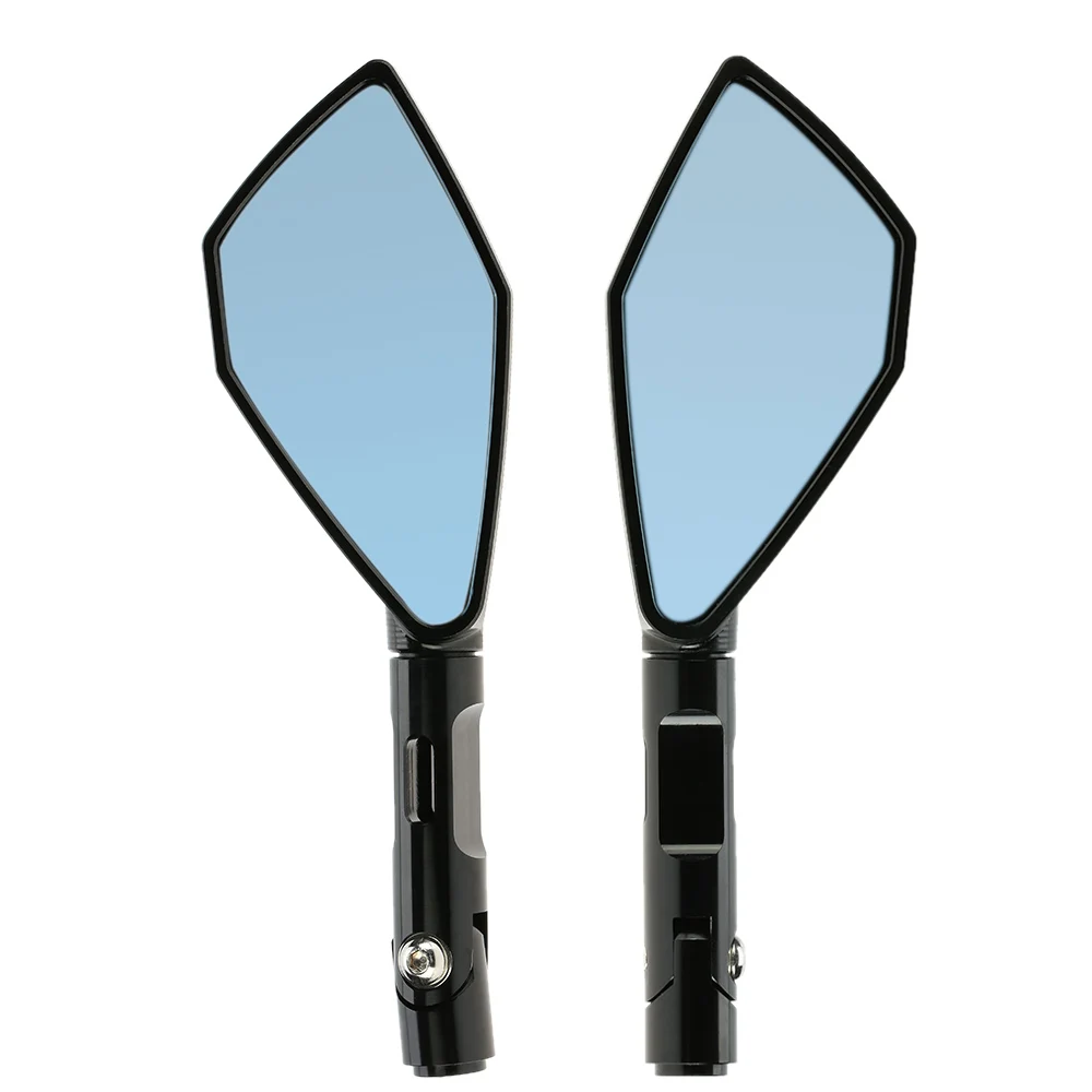 

Pair of CNC Aluminum Motorcycle Rearview Mirror Universal Elegant Look Side View Mirrors for Scooter Electric Bike