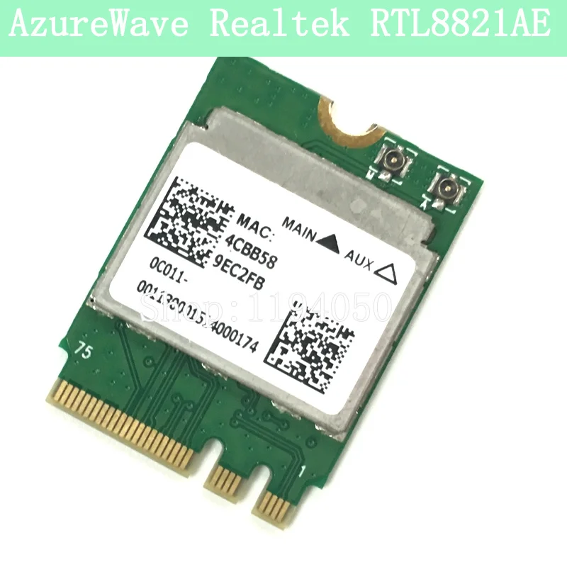 AzureWave Realtek 802.11ac RTL8821AE Wi-Fi Беспроводной 4,0 Bluetooth карты RTL8821AENF RTK-RTL8821AENF сети карта WLAN RTL8821 8821