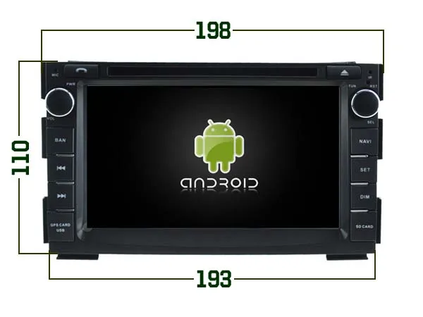 Top Android 9.0 CAR Audio DVD player FOR KIA CEED 2010-2012 gps car Multimedia head unit device receiver support DVR WIFI DAB OBD 23