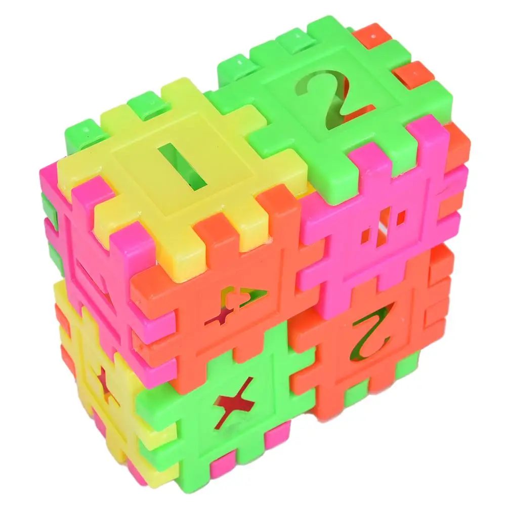 16 Pcs/lot Children Creative House Building Blocks Toy DIY Puzzle