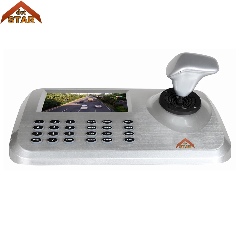 

5inch IP PTZ Keyboard control High Speed Dome Camera 3D Joystick 5.0" LCD Display HD Network PTZ Keyboard Controller