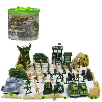 

100pcs/lot DIY Military Model Scene Set Assembly