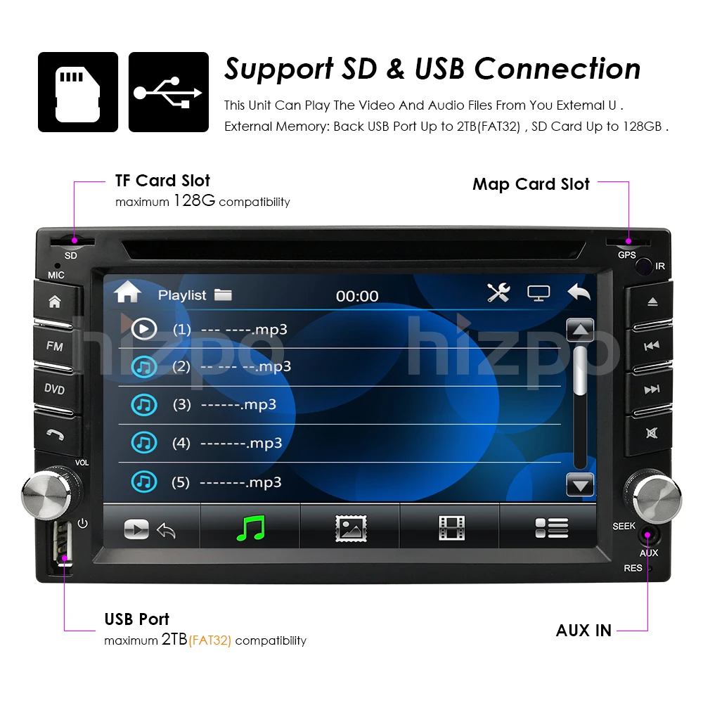 Flash Deal 6"2din AutoRadio Car multimedia Car DVD Player For Nissan Tape Recorder GPS Navi Stereo In dash Universal Double Head unit Audio 12