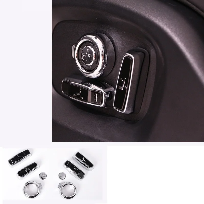 

Automobile Auto Chromium Steering Wheel Interior High-grade Accessory Modification Car Styling Trim 18 19 FOR Jaguar XE