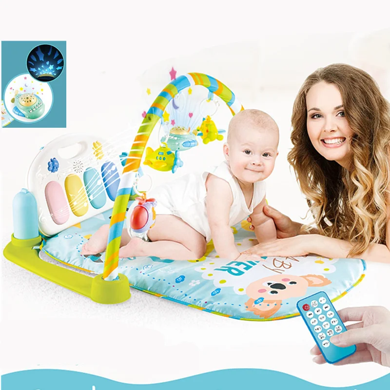 

New Baby Musical Play Mat Baby play Mat Infant Toys Soft Lighting Rattles Musical Toys For Babies Toys Play Piano Gym