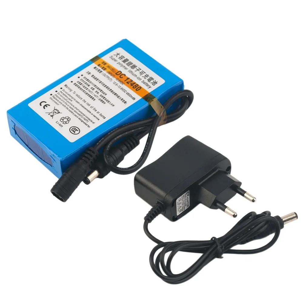 

Durable DC 12V 4800MAH Super Large Capacity Rechargeable Li-ion Battery Backup Li-ion Durable Use Battery For CCTV Camera