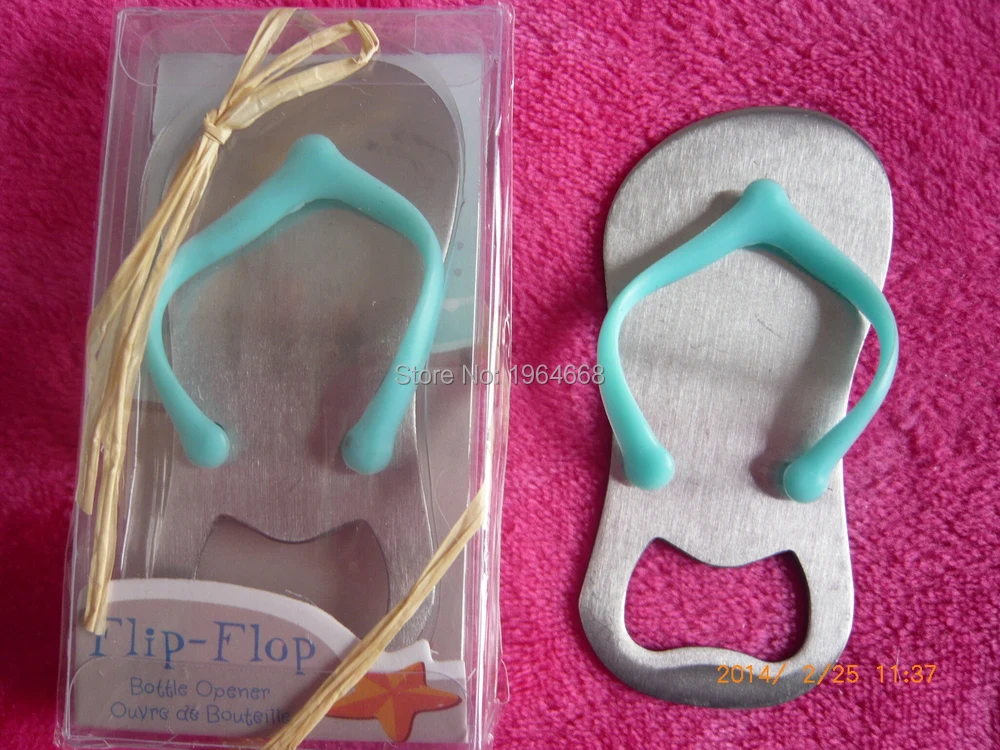 flip flop bottle opener favor