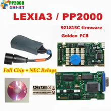 10pcs/lot Top Lexia 3 Full Chip Diagbox V7.83 Lexia3 pp2000 V48 diagnostic For C–itroen P–eugeot With Newest Diagbox