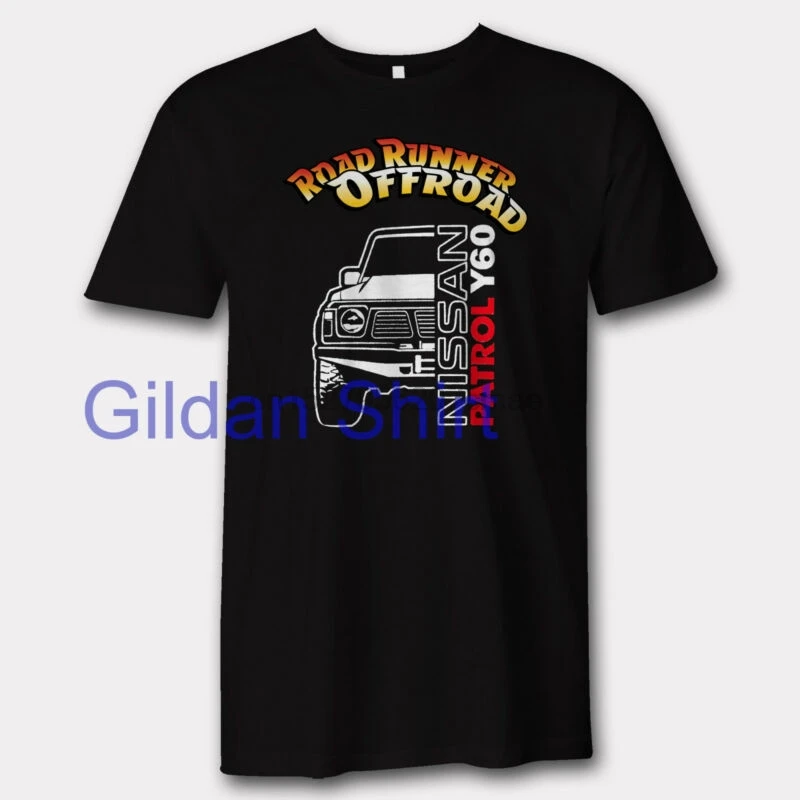 

Nissan Patrol Y60 Vintage Reprint Logo T Shirt Fashion Tee