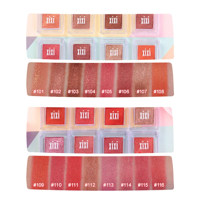 

XIXI New Single Color 3D Glitter Eyeshadow Palette Set Makeup Eye Shadow Powder Pallete Make Up Pigment Beauty Cosmetic