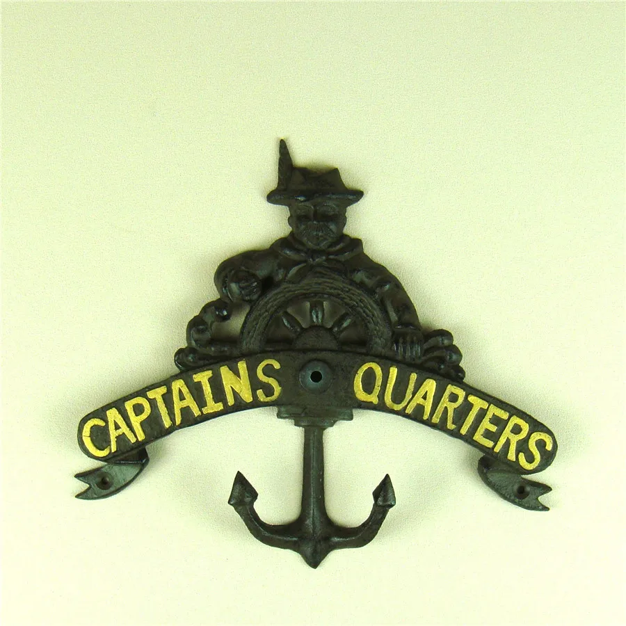 cast iron anchor wall hook