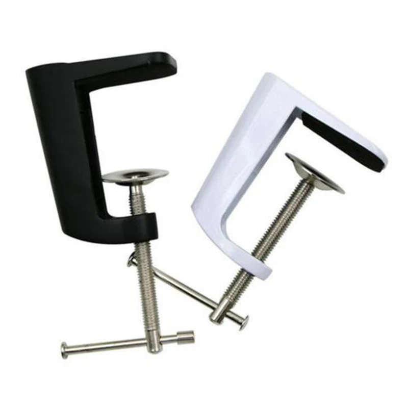 

high quality Arm Desk Clamp Aluminum Alloy Adjustable Arm Clamp Table Lamp Clip Swivel Lock Holder Tool