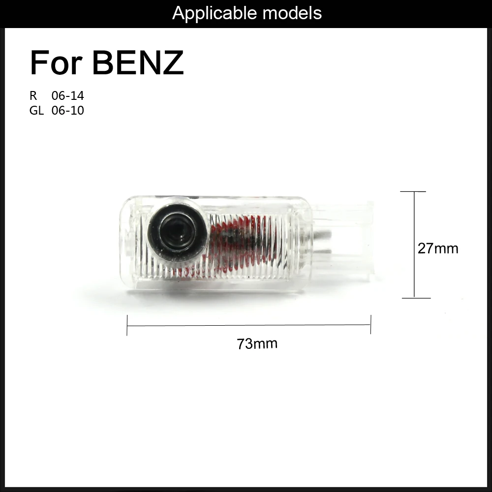 2 قطعة LED الباب ضوء مجاملة العارض صالح لمرسيدس بنز ML GL R W251 W164 X164