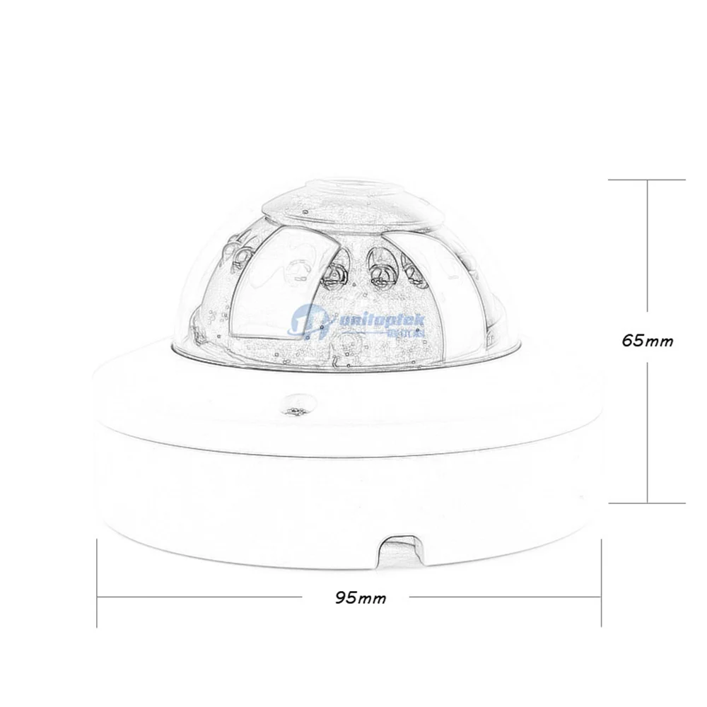 Мини купольная IP камера 720P 1080P CCTV безопасности ONVIF Крытый Открытый IR-CUT 2.0MP IPC ночного видения 10 м P2P XMEYE APP View