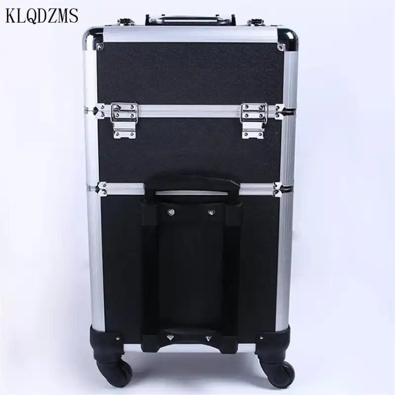 cosmetic luggage on wheels