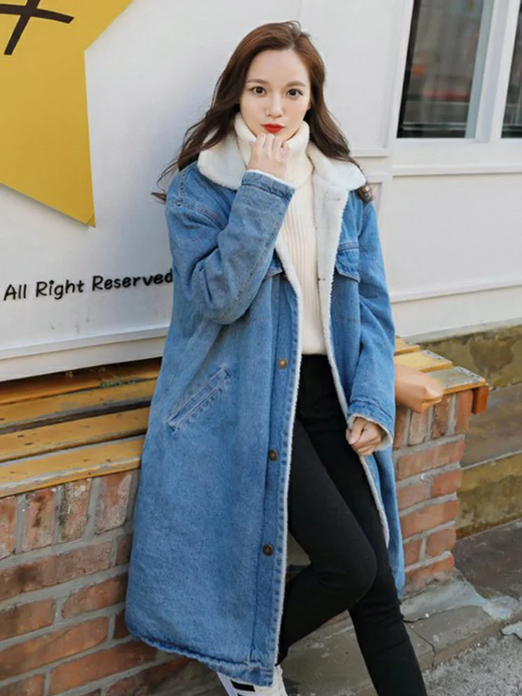 

Fashion Blazers Women's Plush Windproof Trench Coat Double Breasted Fur Trench Clothes Plus Size Turn-down Collar Long Elegant