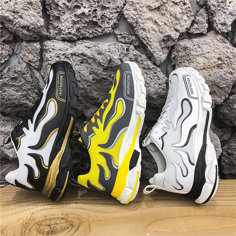 

New Mens Sneakers Zapatos De Hombre black Running Shoes Height Increasing Sport Shoes Fashion Thick Bottom Platform Casual Shoes