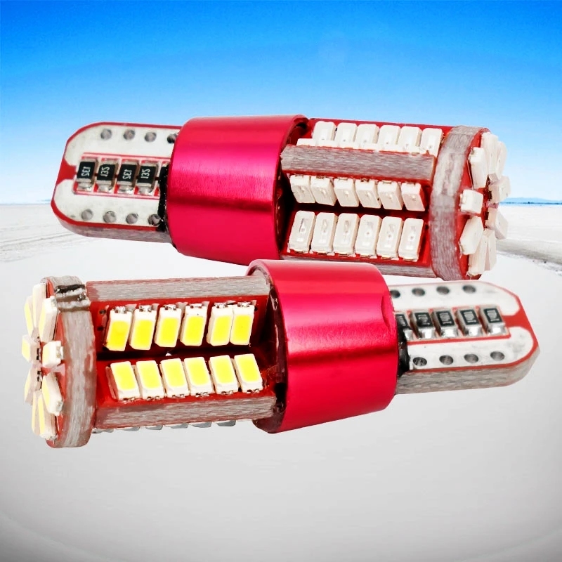2 шт. автомобильные светодиодсветодиодный лампы T10 57 SMD 4014|light alternative|lamp pearllamp shade