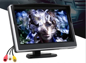 

by DHL or Fedex 50pcs Wholesale TFT LCD Monitors 5 inch Car monitor Video Player Electronic Screen Video For Car Rear View