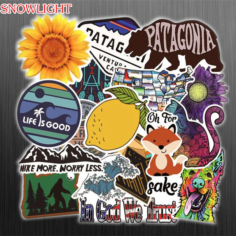 17 Pcs Retro Travel Instagram Style Mixed Stickers For Laptop Car Motorcycle Bicycles Luggage Phone Sticker PVC Decals Stickers