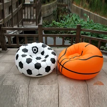 Прочный из ПВХ надувной футбольный стул для продажи, пластиковый надувной футбол баскетбол диван стул для взрослых