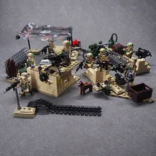 WW2 Military weapon Army CS SWAT Police building blocks brick Set Desert Eagle Figures Compatible legoed toys for children ww2 german mountain division eagle corps military figure gun winter soldier army weapon building block brick legoed children toy