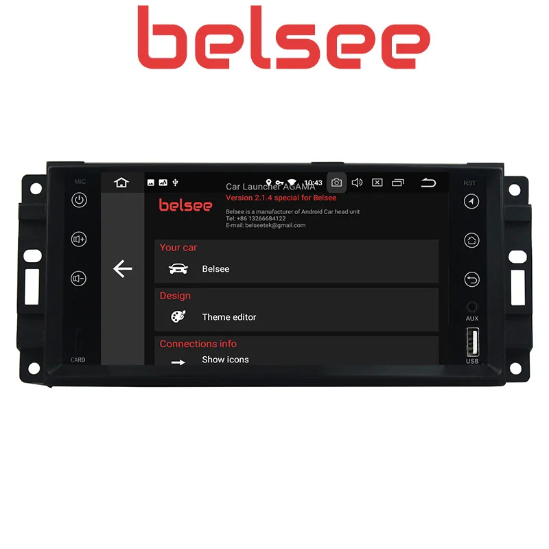 Perfect Belsee for Jeep Dodge Chrysler Android 8.0 Ocat Core Head Unit Car Radio GPS Navigation Stereo Touch Screen Bluetooth Autoradio 2 Perfect Belsee for Jeep Dodge Chrysler Android 8.0 Ocat Core Head Unit Car Radio GPS Navigation Stereo Touch Screen Bluetooth Autoradio 2