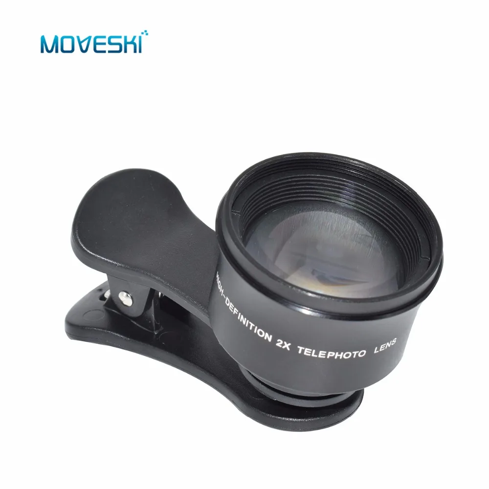 Moveski HL009 оптический Pro объектив для телефона 2x зум клип на телефото сотовый