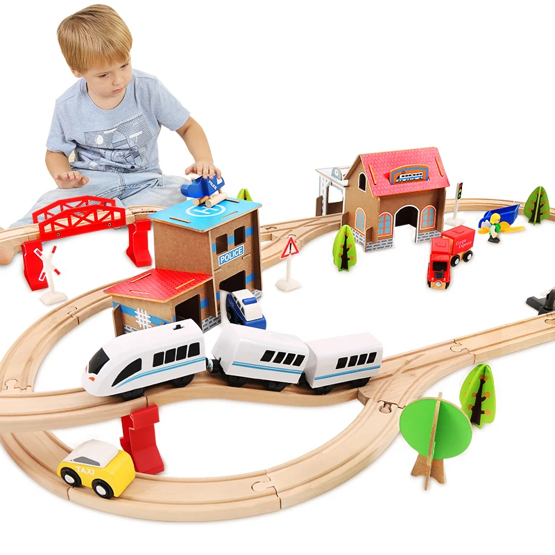 Wooden Toy Train Set Wooden Toy Train Set