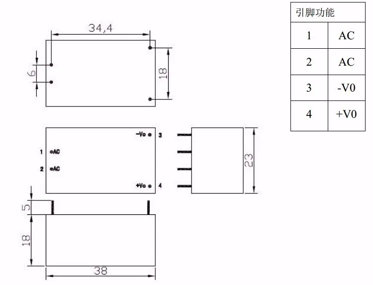 HLK-5M03 HLK-5M05 HLK-5M12 5 Вт AC-DC 220 В до 12 В/5 V/3,3 V Buck понижающий модуль питания-преобразователь интеллигентая(ый