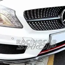 Передний спойлер OE-style из настоящего углеродного волокна для BENZ W176 A CLASS A250 AMG SPORT BUMPER M007