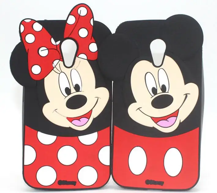 Новое Прибытие Симпатичный Мультфильм 3D Минни Микки Маус Телефон Случаях