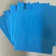 Синий цвет 72 булавки игра картридж Замена пластиковый корпус для NES
