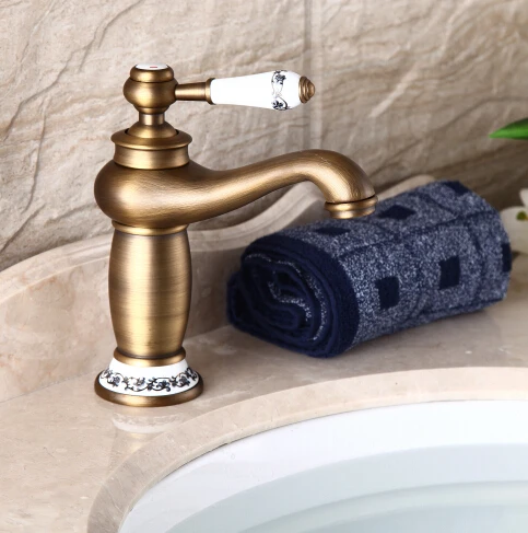 antico bacino rubinetto in ottone bagno rubinetti vintage bagno miscelatore acqua di rubinetto lavandino rubinetto del