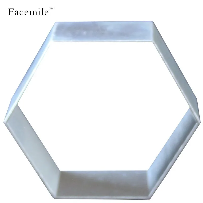 Facemile Hexagon Cutter Aluminium Sugarcraft Cake Tools Fondant Cutter Mould Baking Tool 20-03