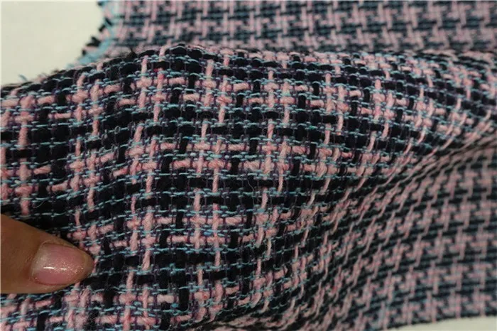 Free Ship Pink Black Houndstooth Weaved Cotton And Viscose Tweed Free Ship Pink Black Houndstooth Weaved Cotton And Viscose Tweed Fabric By Meter 59 Wide In From Home Garden On Aliexpress Alibaba Group