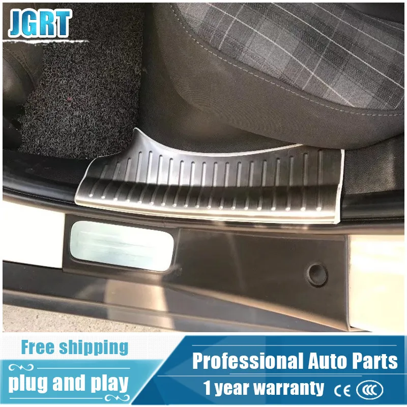 

car styling for BMW MINI 2018 Stainless steel Inside and outside threshold bar cover frame