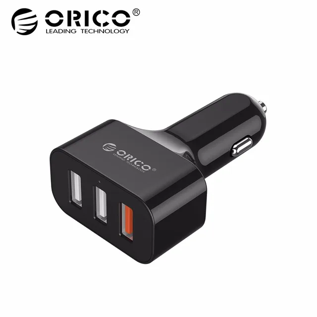 Special Price ORICO QC2.0 3 Port USB Car Charger for Smartphones and Tablets/iphone 7/6s/6 (UCH-2U1Q)