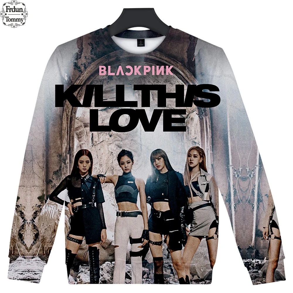 

Frdun Tommy BLACKPINK KILL THIS LOVE 3D Sweatshirt Women 2019 Popular Exclusive Sweatshirt 3D New Style Hoodie Sweatshirt 4XL