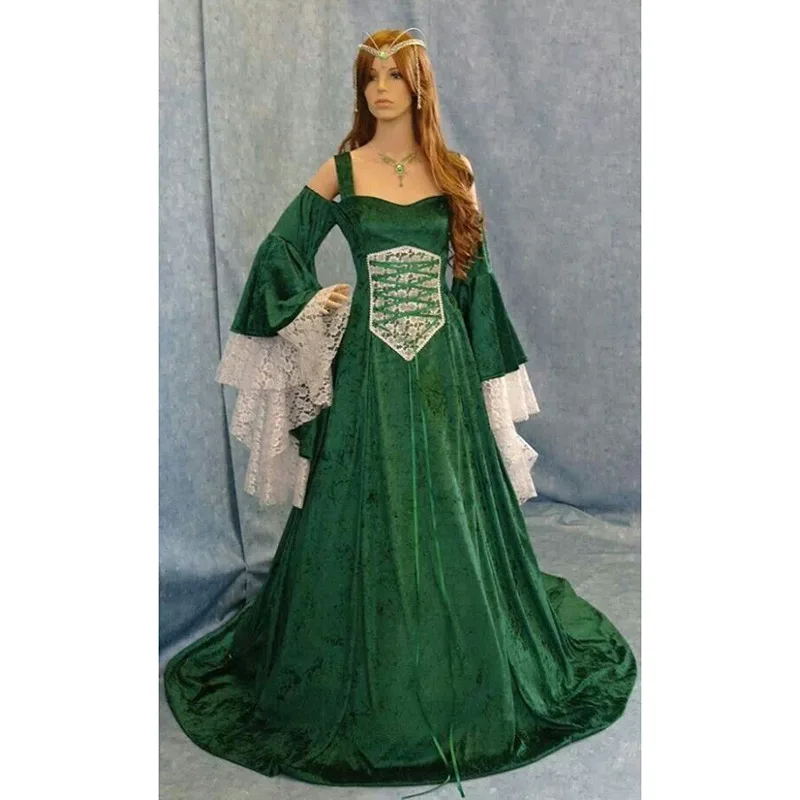 New Hot Renaissance Medieval Dress and Cosplay Costumes Halloween Costume