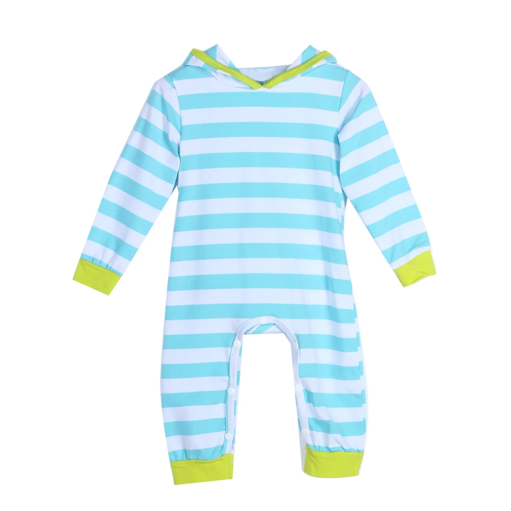 

Newborn Infant Baby Romper Boys Girls Long Sleeve Cotton Romper Jumpsuit Outfits Striped Baby Clothing Set 0 to 18 Months