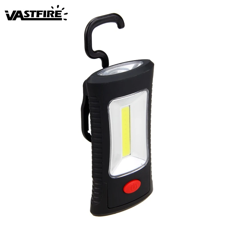 VastFire COB Светодиодный фонарь для работы магнитный складной крюк подвесной светильник фонарик нескользящий фонарь - Мощность в ваттах: 3 Вт
