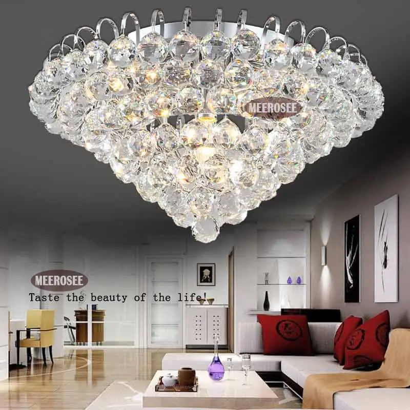Diamond Crystal design потолочный светильник Современная Блеск crystal Light установки домашнего деко cristal лампы с золотой/серебряный цвет